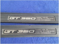 2015 - 2020 Ford Mustang Shelby GT350 Pair Lower Door Sill Plates *Scu - The Parts Farm