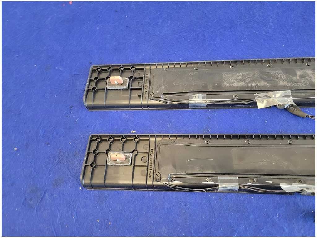 2015 - 2023 Ford Mustang EcoBoost GT S550 Pair Door Sill Plates Lighted 2771 - The Parts Farm