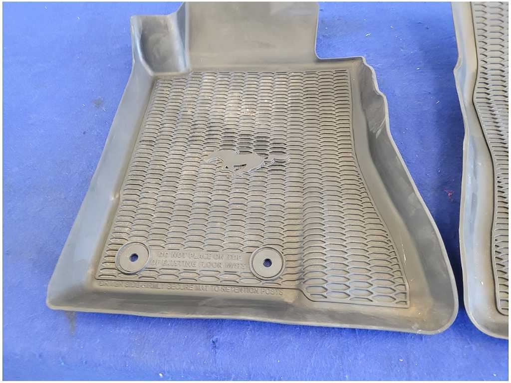 2015 - 2023 Ford Mustang EcoBoost GT S550 Pair Front Floor Mats Liner Cover 2771 - The Parts Farm