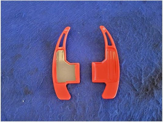 2015 - 2023 Ford Mustang GT S550 Aftermarket Paddle Shifters Red Auto Trans 2801 - The Parts Farm