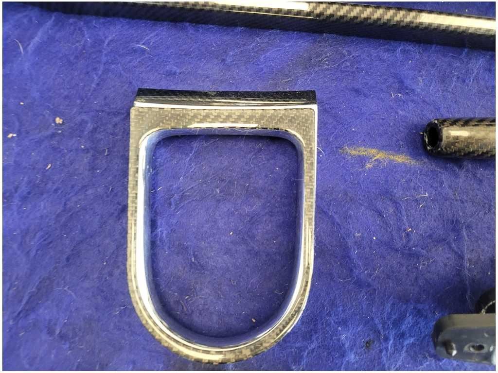 2015 - 2023 Ford Mustang GT S550 Carbon Fiber Style Console Bezel Trim 2750 - The Parts Farm