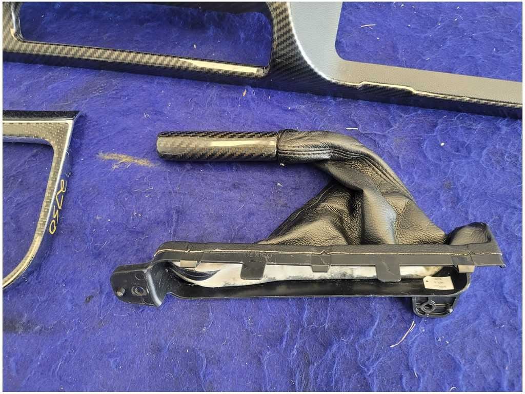 2015 - 2023 Ford Mustang GT S550 Carbon Fiber Style Console Bezel Trim 2750 - The Parts Farm