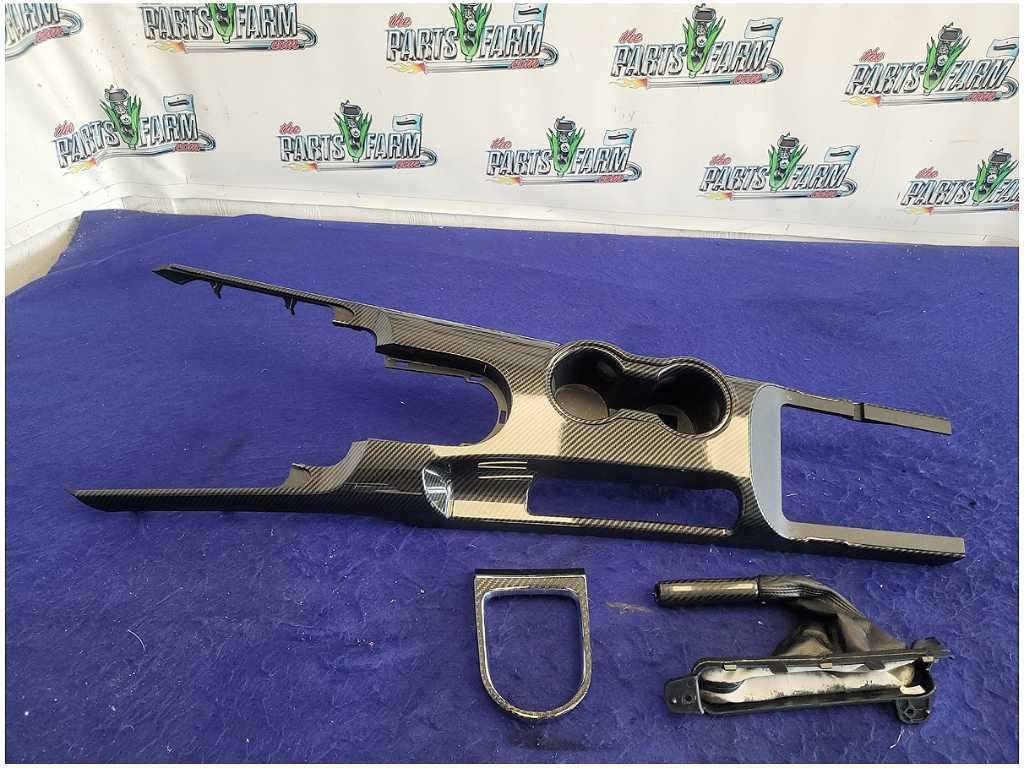 2015 - 2023 Ford Mustang GT S550 Carbon Fiber Style Console Bezel Trim 2750 - The Parts Farm