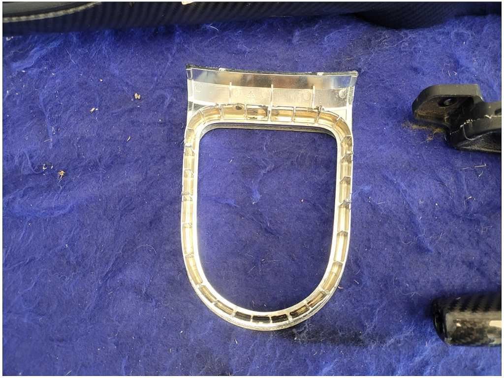 2015 - 2023 Ford Mustang GT S550 Carbon Fiber Style Console Bezel Trim 2750 - The Parts Farm