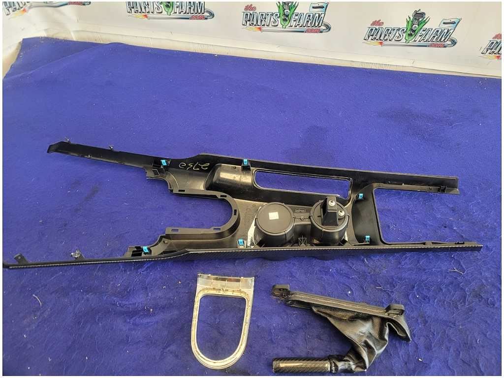 2015 - 2023 Ford Mustang GT S550 Carbon Fiber Style Console Bezel Trim 2750 - The Parts Farm