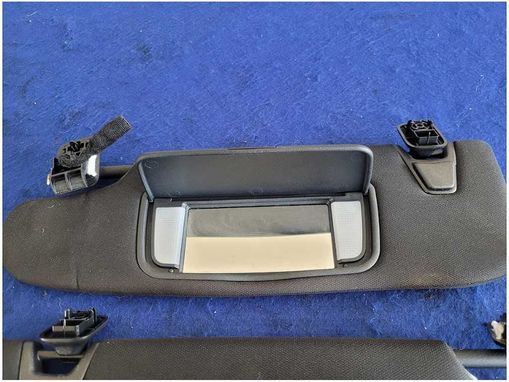 2015-2023 Ford Mustang GT S550 Convertible Pair Front Sun Visors HomeLink 2888 - The Parts Farm