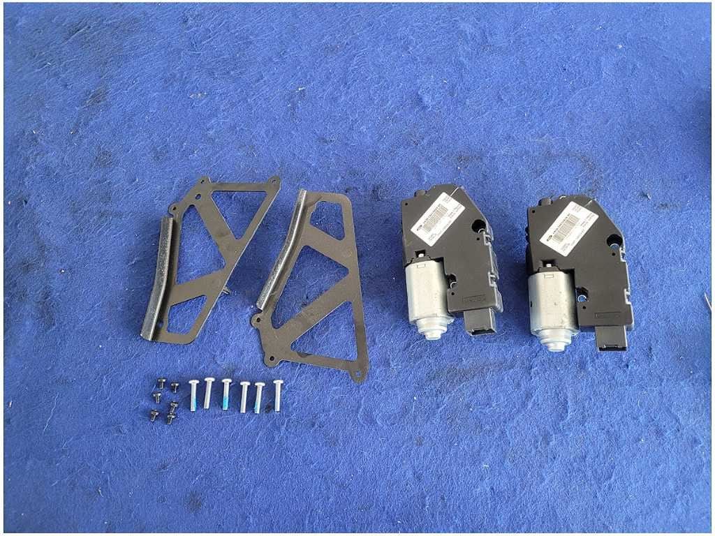 2015-2023 Ford Mustang GT S550 Convertible Pair Top Motor Brackets 2888 - The Parts Farm