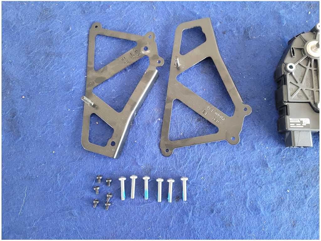 2015-2023 Ford Mustang GT S550 Convertible Pair Top Motor Brackets 2888 - The Parts Farm