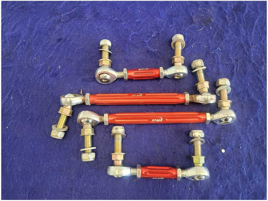 2015 - 2023 Ford Mustang GT S550 Drake Front Rear Sway Bar End Links 2752 - The Parts Farm