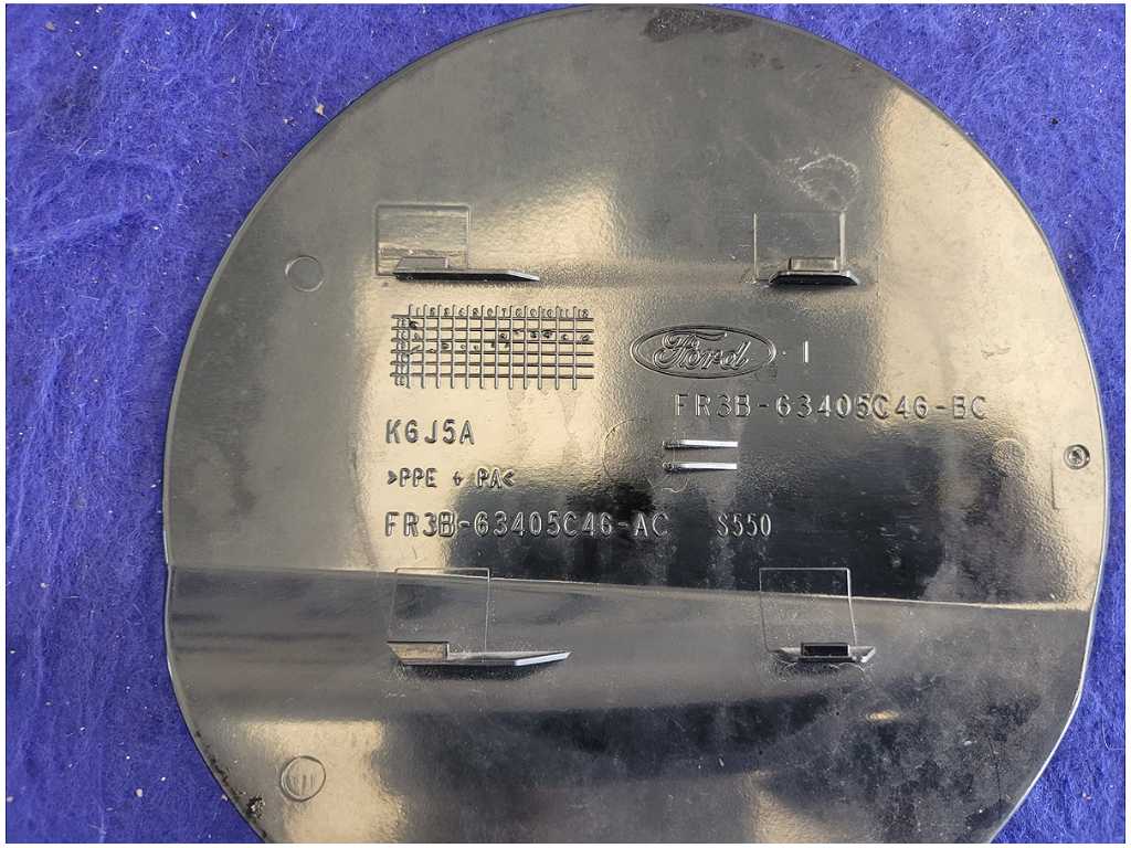 2015 - 2023 Ford Mustang GT S550 Fuel Door Cap Gas Driver Panel Paint G1 2752 - The Parts Farm