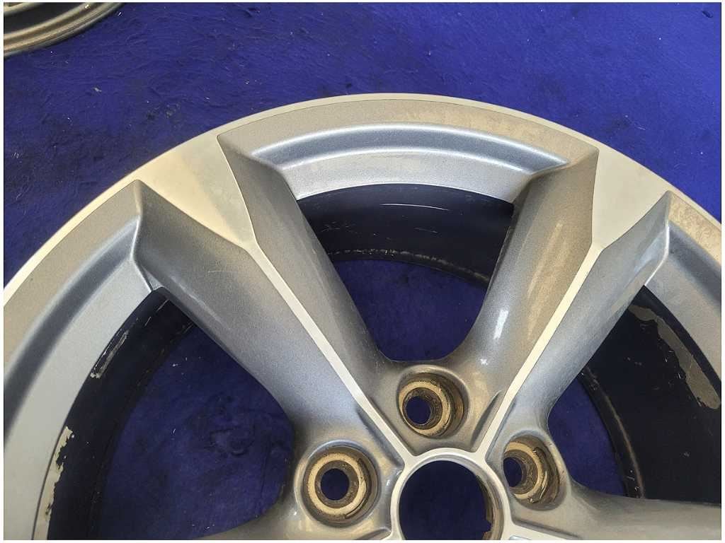 2015 - 2023 Ford Mustang GT S550 One Wheel 18x8 Aluminum 5 Spoke Painted Rim 2610 - The Parts Farm