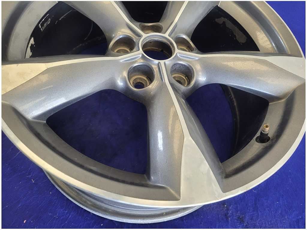 2015 - 2023 Ford Mustang GT S550 One Wheel 18x8 Aluminum 5 Spoke Painted Rim 2610 - The Parts Farm