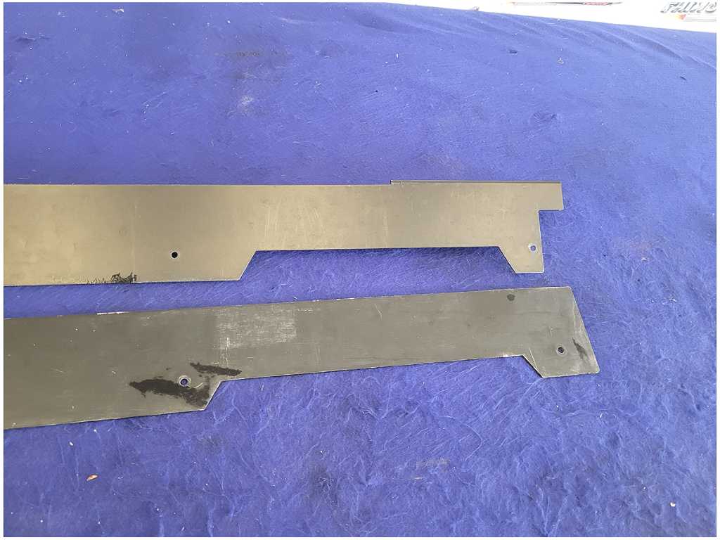 2015 - 2023 Ford Mustang GT S550 Pair Aftermarket Lower Rocker Panel Black 2752 - The Parts Farm