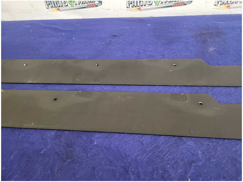 2015 - 2023 Ford Mustang GT S550 Pair Aftermarket Lower Rocker Panel Black 2752 - The Parts Farm