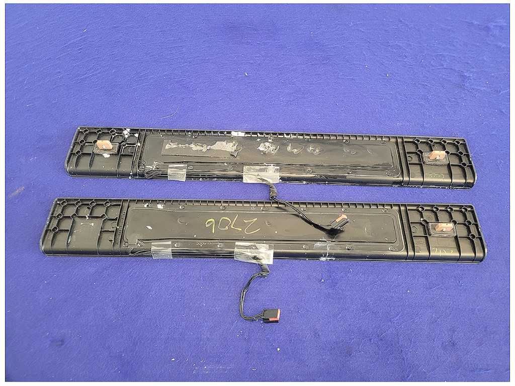 2015 - 2023 Ford Mustang GT S550 Pair Door Sill Plates Lighted Scuff 2706 - The Parts Farm