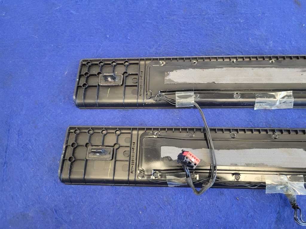 2015 - 2023 Ford Mustang GT S550 Pair Door Sill Plates Scuff Lighted 2778 - The Parts Farm
