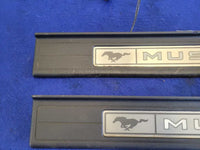 2015 - 2023 Ford Mustang GT S550 Pair Door Sill Plates Scuff Lighted 2778 - The Parts Farm