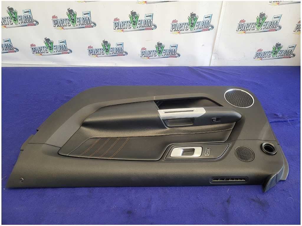2015 - 2023 Ford Mustang GT S550 Pair Front Coupe Door Panels Brown Stitching 2630 - The Parts Farm