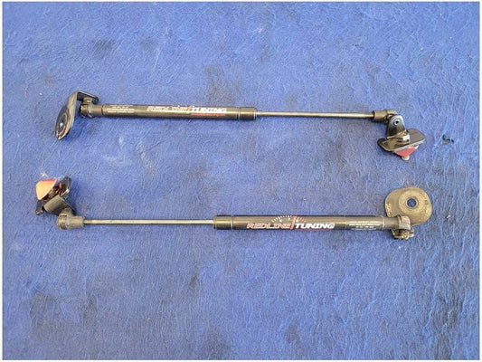 2015-2023 Ford Mustang GT S550 Pair Front Redline Hood Struts Hinges 2921 - The Parts Farm