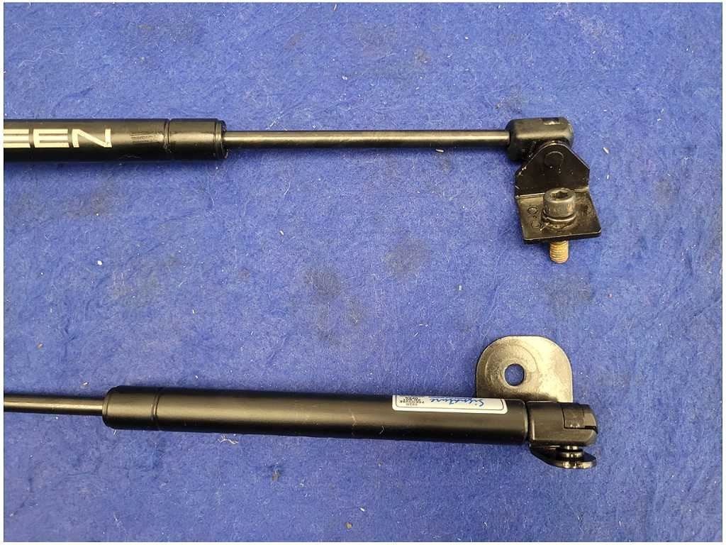 2015 - 2023 Ford Mustang GT S550 Pair Front Saleen Hood Struts Hinges Front 2798 - The Parts Farm