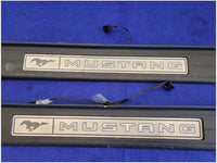2015 - 2023 Ford Mustang GT S550 Pair Lighted Door Sill Plates Scuff 2877 - The Parts Farm
