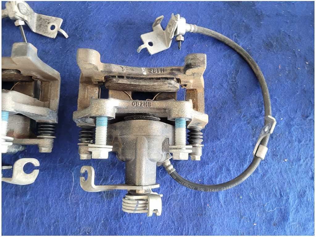 2015-2023 Ford Mustang GT S550 Pair Rear Brake Calipers Pads Lines 2888 - The Parts Farm