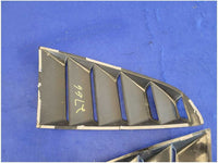 2015 - 2023 Ford Mustang GT S550 Pair Side Quarter Louvers Panel Matte Black 2766 - The Parts Farm