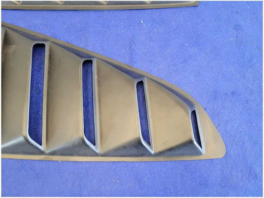 2015-2023 Ford Mustang GT S550 Pair Side Quarter Louvers Panel Matte Black 2766