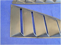 2015 - 2023 Ford Mustang GT S550 Pair Side Quarter Louvers Panel Matte Black 2766 - The Parts Farm