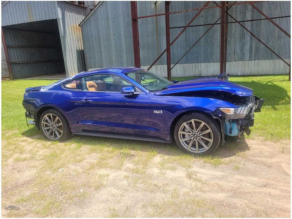 2015 - 2023 Ford Mustang GT S550 Passenger Coupe Front Door Shell Paint J4 2739 - The Parts Farm