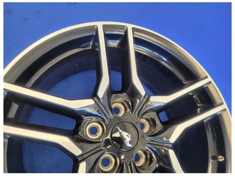 2015 - 2023 Ford Mustang GT S550 Wheel 18x8 Black Split Spoke 2533 - The Parts Farm