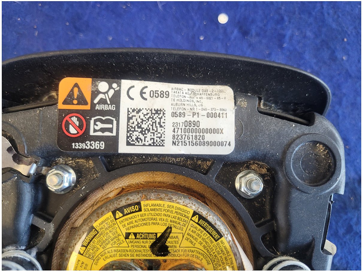 2015 Chevrolet Camaro SS Coupe Air Bag Driver Steering Wheel Dash Left 2736 - The Parts Farm