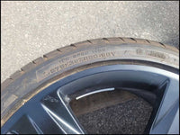2016 - 2019 Chevy Camaro SS Rear Wheel 20x9.5 Black Spoke Goodyear Tire C43 - The Parts Farm