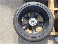 2016 - 2019 Chevy Camaro SS Rear Wheel 20x9.5 Black Spoke Goodyear Tire C43 - The Parts Farm