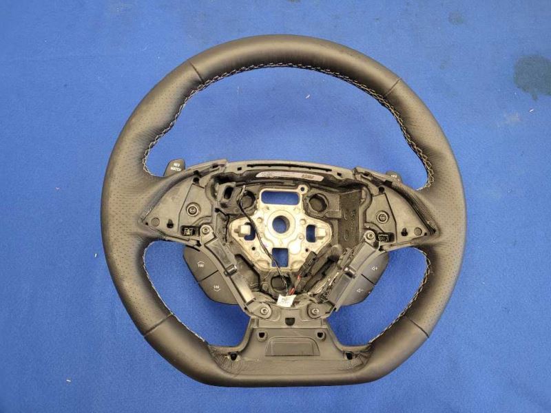 2016 - 2023 Chevrolet Camaro SS Automatic Transmission Steering Wheel Leather C124 - The Parts Farm