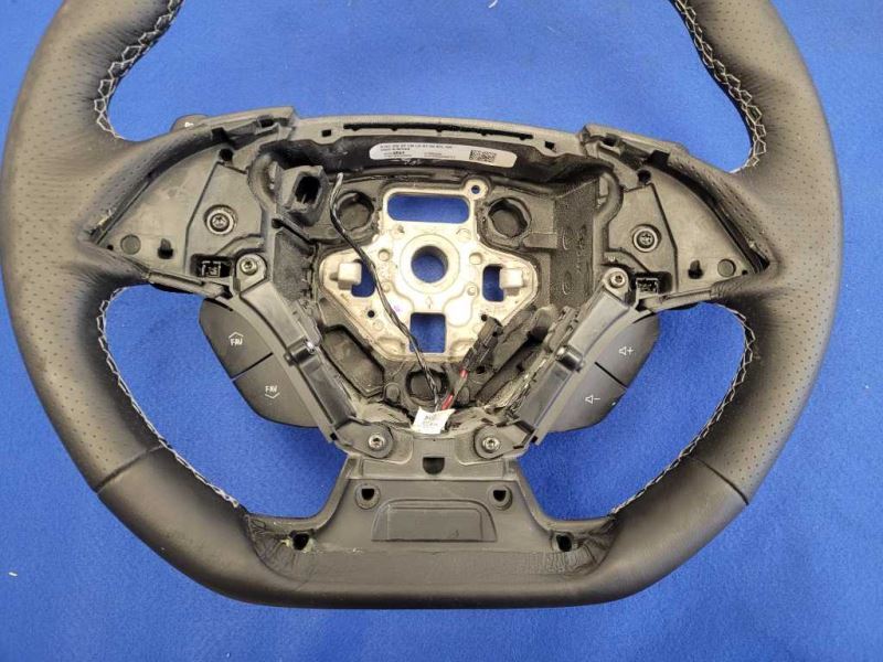 2016 - 2023 Chevrolet Camaro SS Automatic Transmission Steering Wheel Leather C124 - The Parts Farm