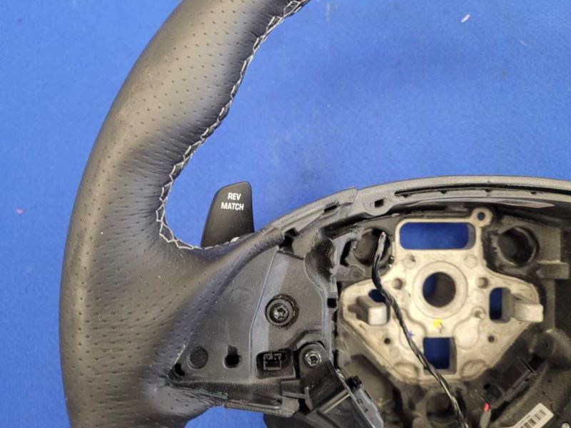2016 - 2023 Chevrolet Camaro SS Automatic Transmission Steering Wheel Leather C124 - The Parts Farm