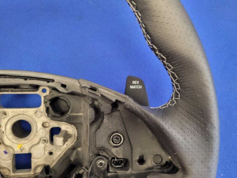 2016 - 2023 Chevrolet Camaro SS Automatic Transmission Steering Wheel Leather C124 - The Parts Farm