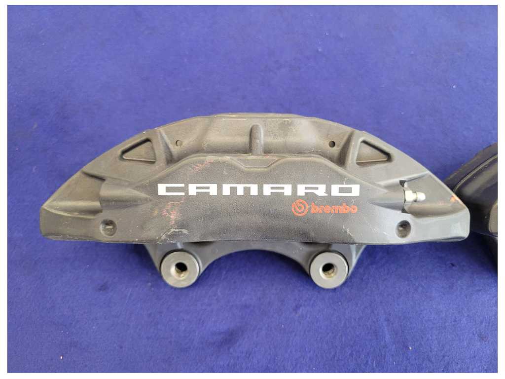 2016 - 2023 Chevrolet Camaro SS OEM NTO Brembo Front Brake Calipers Bare C62 - The Parts Farm