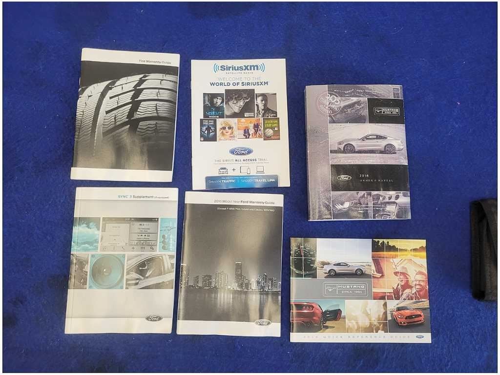 2016 Ford Mustang GT S550 Owner's Manual Booklet Pamphlet Cover 2848 - The Parts Farm