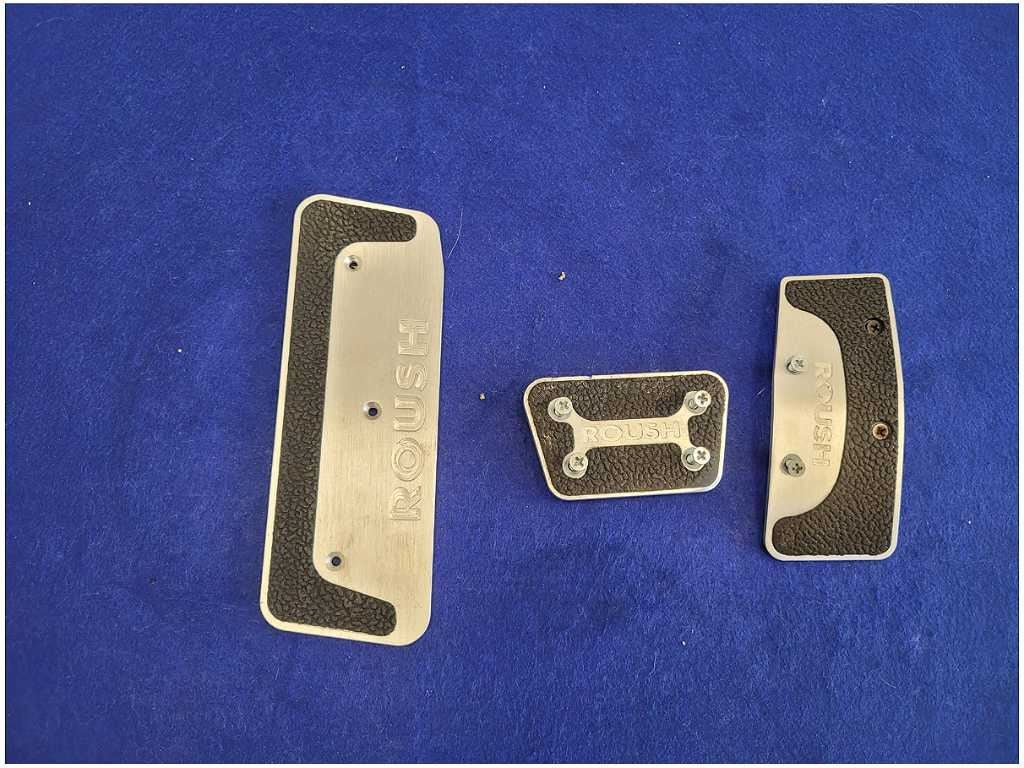 2016 Ford Mustang GT S550 Roush Pedal Covers Auto Trans Automatic A/T 2768 - The Parts Farm