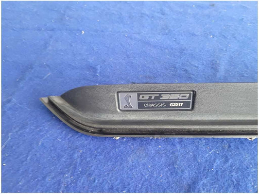 2016 Ford Mustang Shelby GT350 Front Passenger Dash Trim Badge Emblem 2881