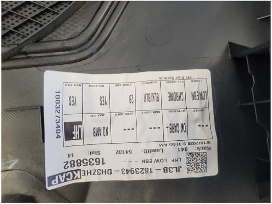 2018-2020 Ford F150 F-150 Truck Front Driver Door Panel Card Black 2874