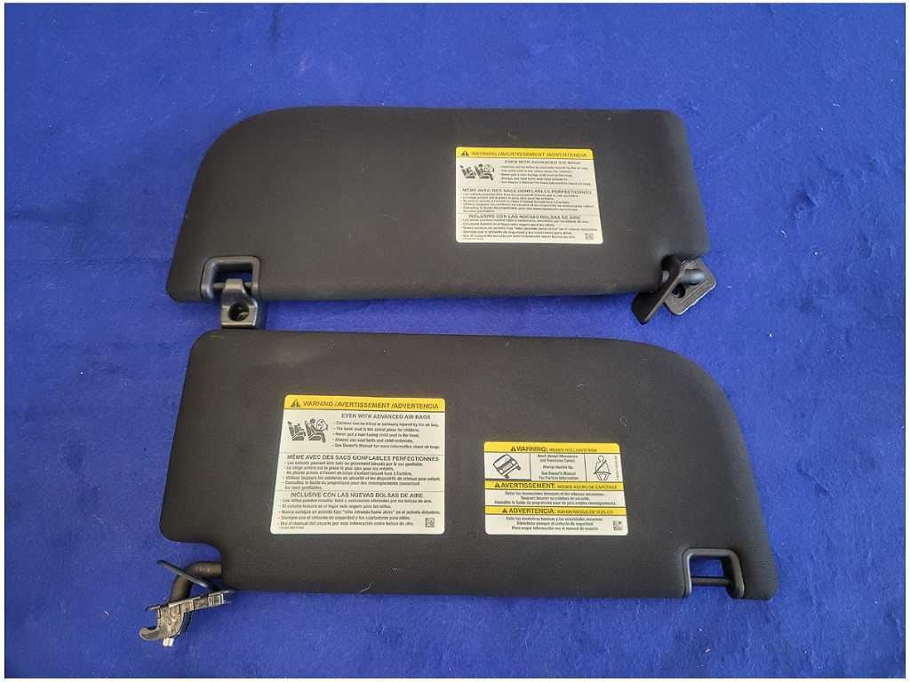 2018 - 2020 Ford F150 F - 150 Truck Pair Front Sunvisors No Sunroof Shade 2874 - The Parts Farm