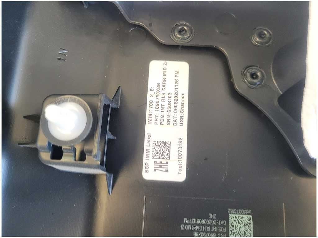 2018 - 2020 Ford F150 Truck Driver Rear Supercrew Black Door Panel Card 2874 - The Parts Farm
