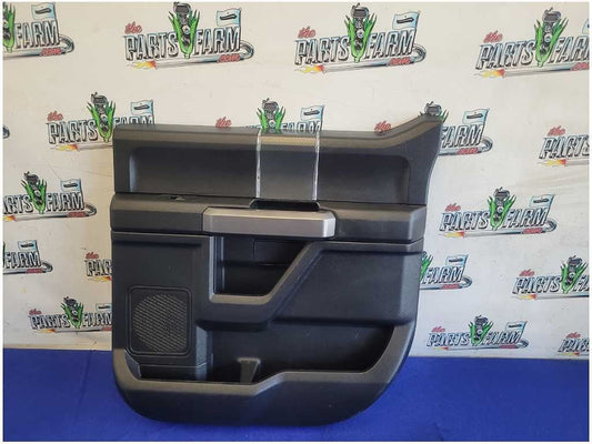 2018 - 2020 Ford F150 Truck Driver Rear Supercrew Door Panel Card Black 2874 - The Parts Farm