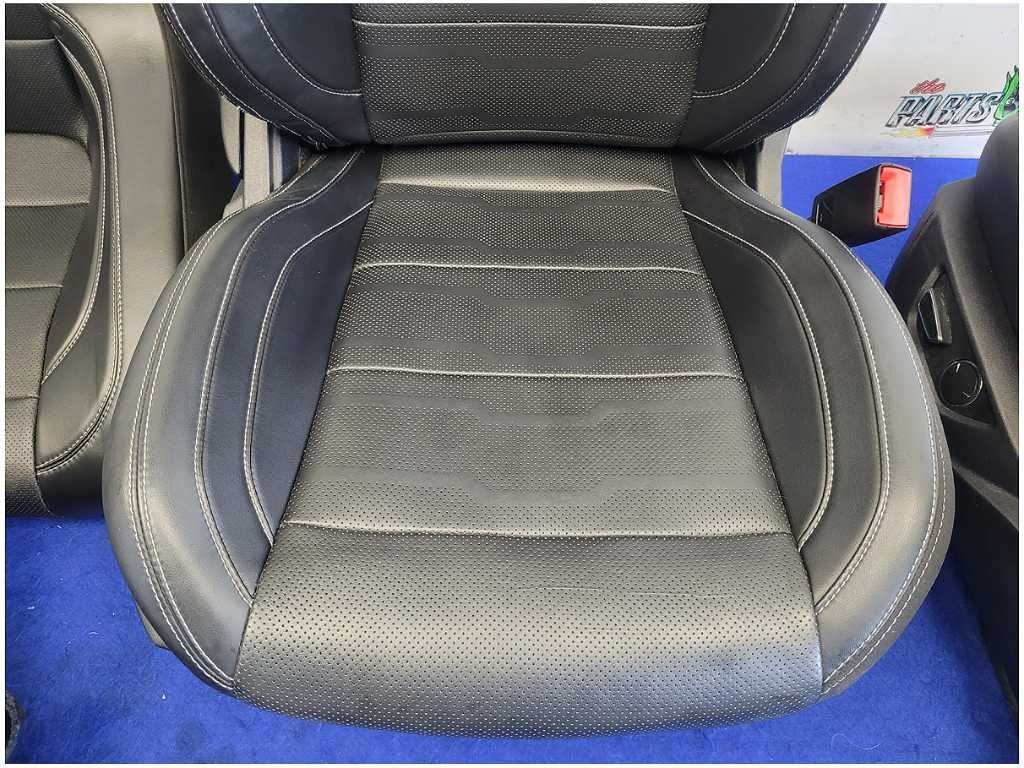 2018-2023 Ford Mustang Convertible Set Leather Seats Panels Console White 2903 - The Parts Farm