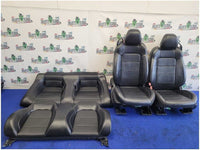 2018-2023 Ford Mustang Convertible Set Leather Seats Panels Console White 2903 - The Parts Farm