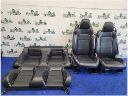 2018-2023 Ford Mustang Convertible Set Leather Seats Panels Console White 2903