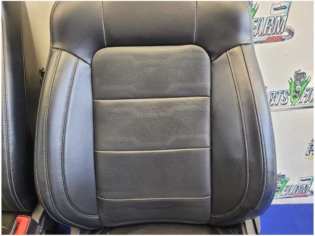 2018-2023 Ford Mustang Convertible Set Leather Seats Panels Console White 2903 - The Parts Farm